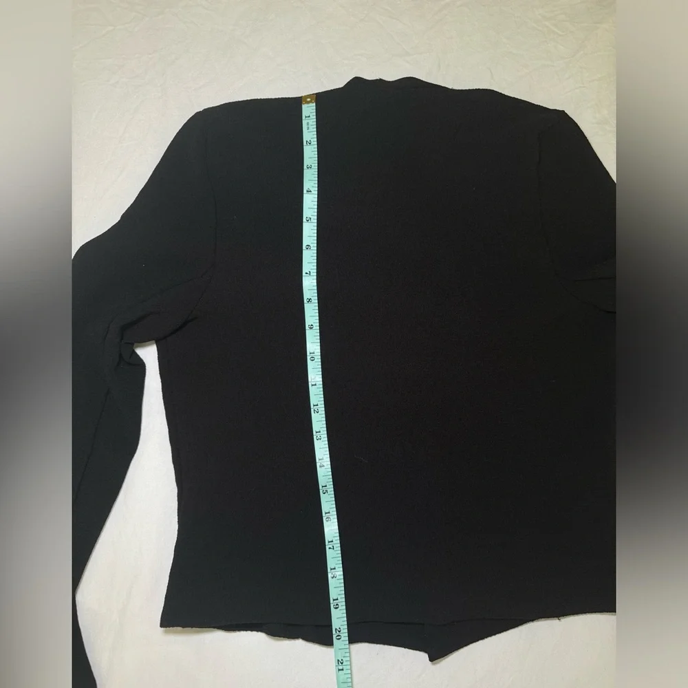 Open Blazer Black Textured Medium by George | Flowy - Picture 5 of 7